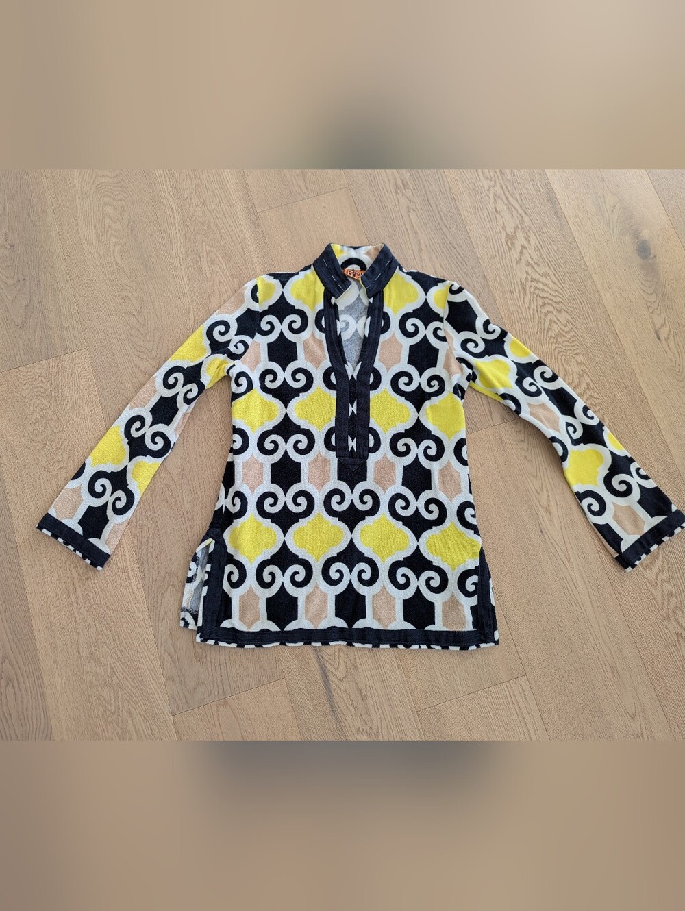 Tory Burch Geometric Tunic Top